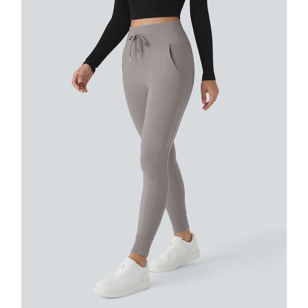 Halara Softlyzero HighWaisted Drawstring Full Len… - image 5